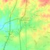 Mappa topografica Ben Guerir ⴱⴰⵏⴳⵔⵉⵔ ابن جرير, altitudine, rilievo