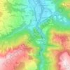 Mappa topografica Tosanna, altitudine, rilievo