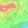 Mappa topografica La Cabrera, altitudine, rilievo