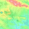 Mappa topografica Nerva, altitudine, rilievo