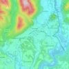 Mappa topografica Arcisate, altitudine, rilievo