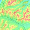 Mappa topografica Vigliano d'Asti, altitudine, rilievo