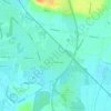 Mappa topografica Balderton, altitudine, rilievo