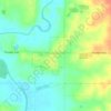 Mappa topografica Macedonia, altitudine, rilievo