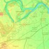 Mappa topografica Monticelli d'Ongina, altitudine, rilievo