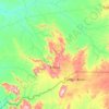Mappa topografica Arraias, altitudine, rilievo