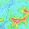 Mappa topografica North Gosford, altitudine, rilievo