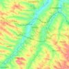Mappa topografica Gimont, altitudine, rilievo