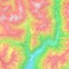 Mappa topografica Grosio, altitudine, rilievo