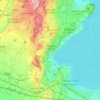 Mappa topografica Padenghe sul Garda, altitudine, rilievo