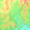 Mappa topografica Gungal, altitudine, rilievo