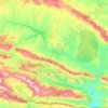 Mappa topografica Mestanza, altitudine, rilievo