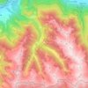 Mappa topografica Tartano, altitudine, rilievo