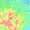 Mappa topografica Pecetto di Valenza, altitudine, rilievo