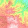 Mappa topografica Longobucco, altitudine, rilievo