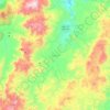 Mappa topografica Atenguillo, altitudine, rilievo