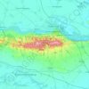 Mappa topografica Fruska Gora, altitudine, rilievo