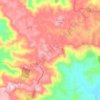 Mappa topografica Wootha, altitudine, rilievo