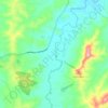 Mappa topografica Tabragalba, altitudine, rilievo