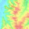 Mappa topografica Tudelle, altitudine, rilievo