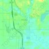 Mappa topografica Princeton, altitudine, rilievo