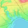 Mappa topografica Parkdale—High Park, altitudine, rilievo