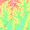 Mappa topografica Jaci, altitudine, rilievo