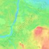 Mappa topografica Кировское городское поселение, altitudine, rilievo