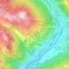 Mappa topografica Puy-Saint-André, altitudine, rilievo