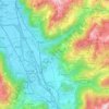 Mappa topografica Ollon, altitudine, rilievo