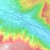 Mappa topografica Ospedaletto, altitudine, rilievo