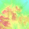 Mappa topografica Coorada, altitudine, rilievo