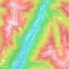 Mappa topografica Lostallo, altitudine, rilievo