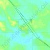 Mappa topografica Abbey, altitudine, rilievo