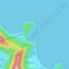 Mappa topografica Praia de Taquarinhas, altitudine, rilievo