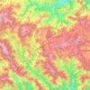Mappa topografica Pati, altitudine, rilievo
