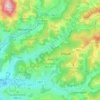 Mappa topografica Ries, altitudine, rilievo