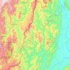 Mappa topografica El Cenepa, altitudine, rilievo