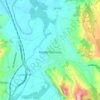 Mappa topografica Rivalta Bormida, altitudine, rilievo