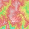 Mappa topografica Clarence, altitudine, rilievo