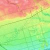 Mappa topografica University—Rosedale, altitudine, rilievo