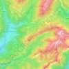 Mappa topografica Transacqua, altitudine, rilievo