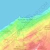 Mappa topografica Casablanca ⵜⴰⴷⴷⴰⵔⵜ ⵜⵓⵎⵍⵉⵍⵜ الدار البيضاء, altitudine, rilievo