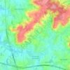 Mappa topografica Frasnes-lez-Buissenal, altitudine, rilievo