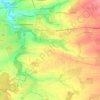 Mappa topografica Coincy, altitudine, rilievo