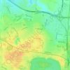 Mappa topografica Wendouree, altitudine, rilievo