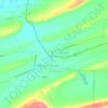 Mappa topografica Mansfield, altitudine, rilievo