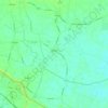 Mappa topografica Merlara, altitudine, rilievo