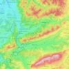 Mappa topografica Weitnau, altitudine, rilievo