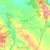 Mappa topografica Tordesilos, altitudine, rilievo